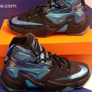 Nike LeBron 13 Summit Hornets Size 5y